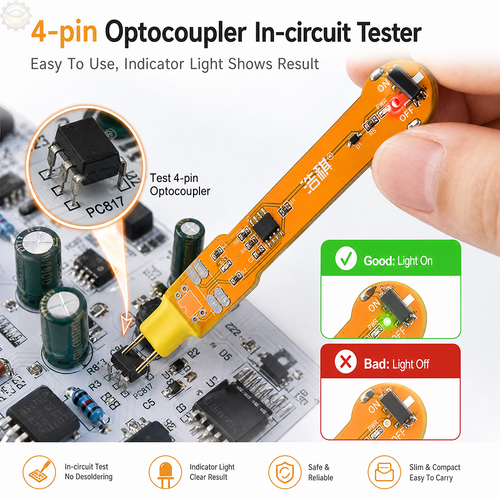 Optocoupler Tester Multifuncti - Electronics Repair Online reseña y precio