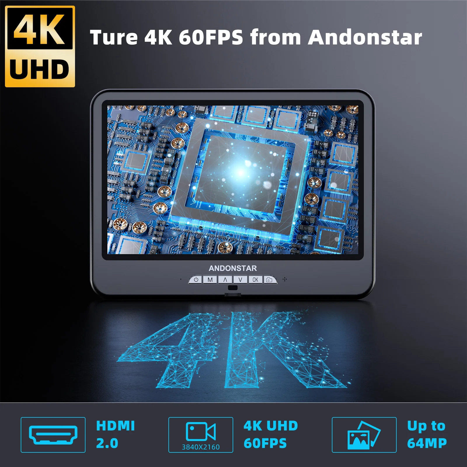 Andonstar AD210S-Pro 4K 60FPS  - Electronic Repairing reseña y precio