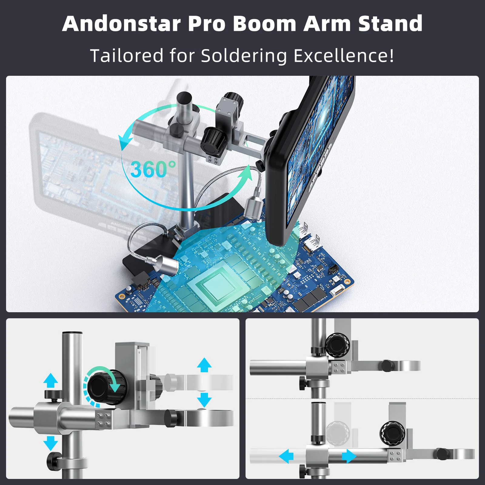 Andonstar AD210S-Pro 4K 60FPS  - Electronic Repairing reseña y precio