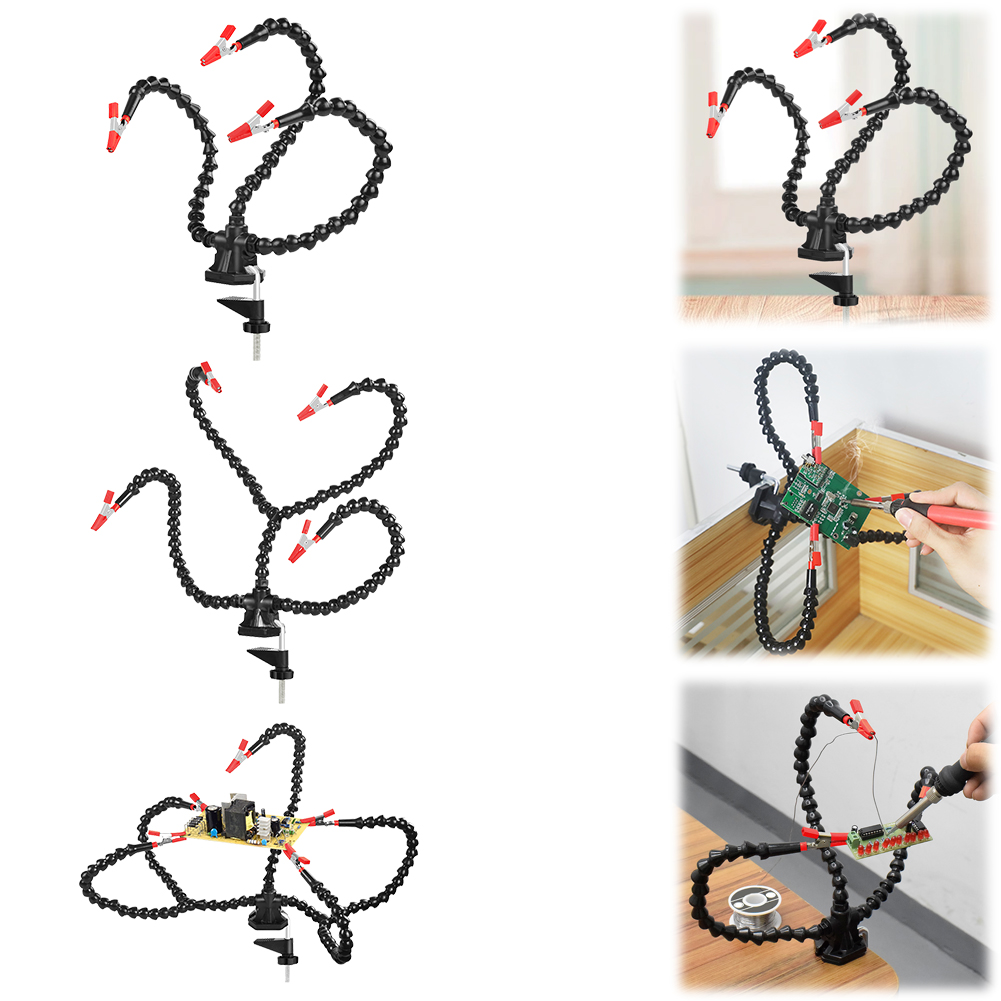 Desk Clamp Soldering Third Han - Electronic Repairing reseña y precio