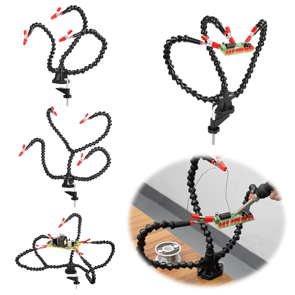 Desk Clamp Soldering Third Han - Electronic Repairing reseña y precio