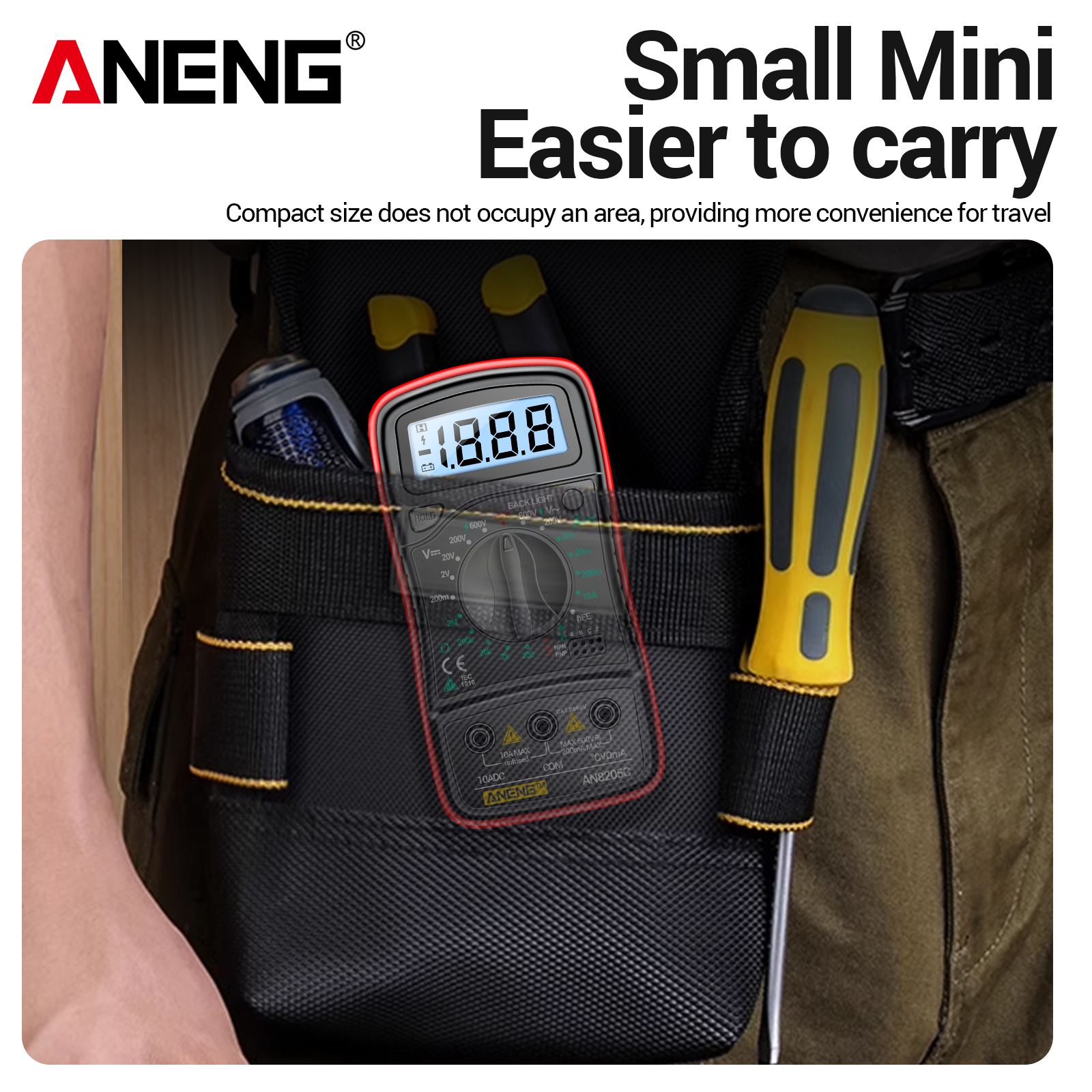 ANENG AN8205C Handheld Multime - Electronic Repairing reseña y precio