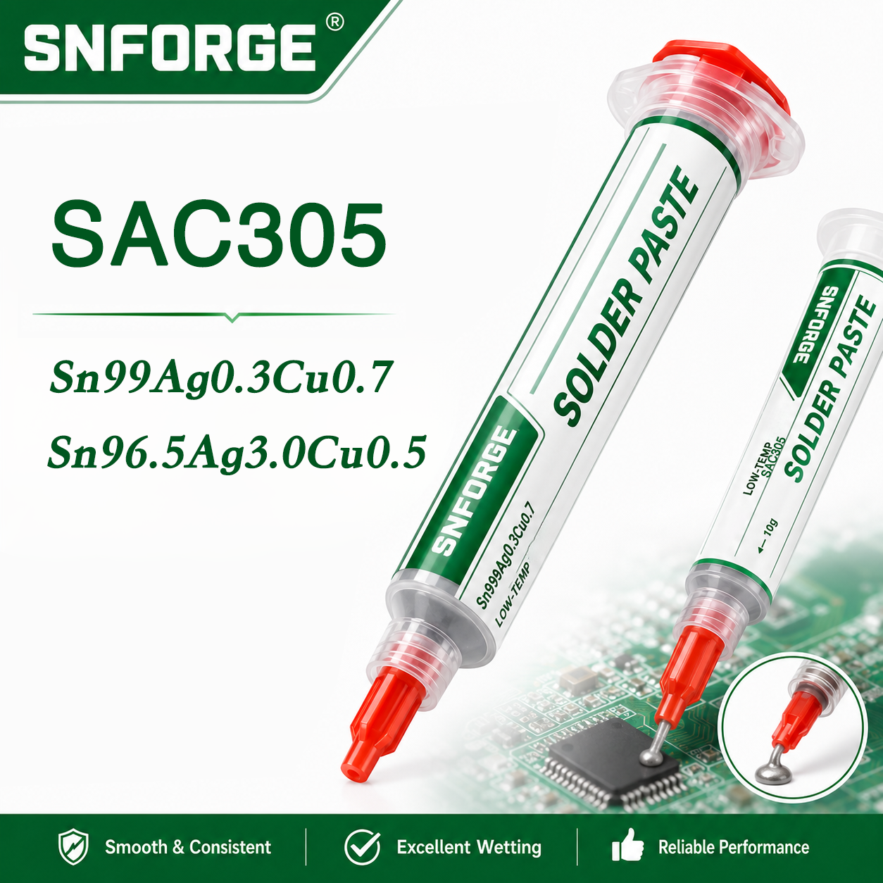 SAC305 Solder Paste Welding Ti - Electronics Repair Online reseña y precio